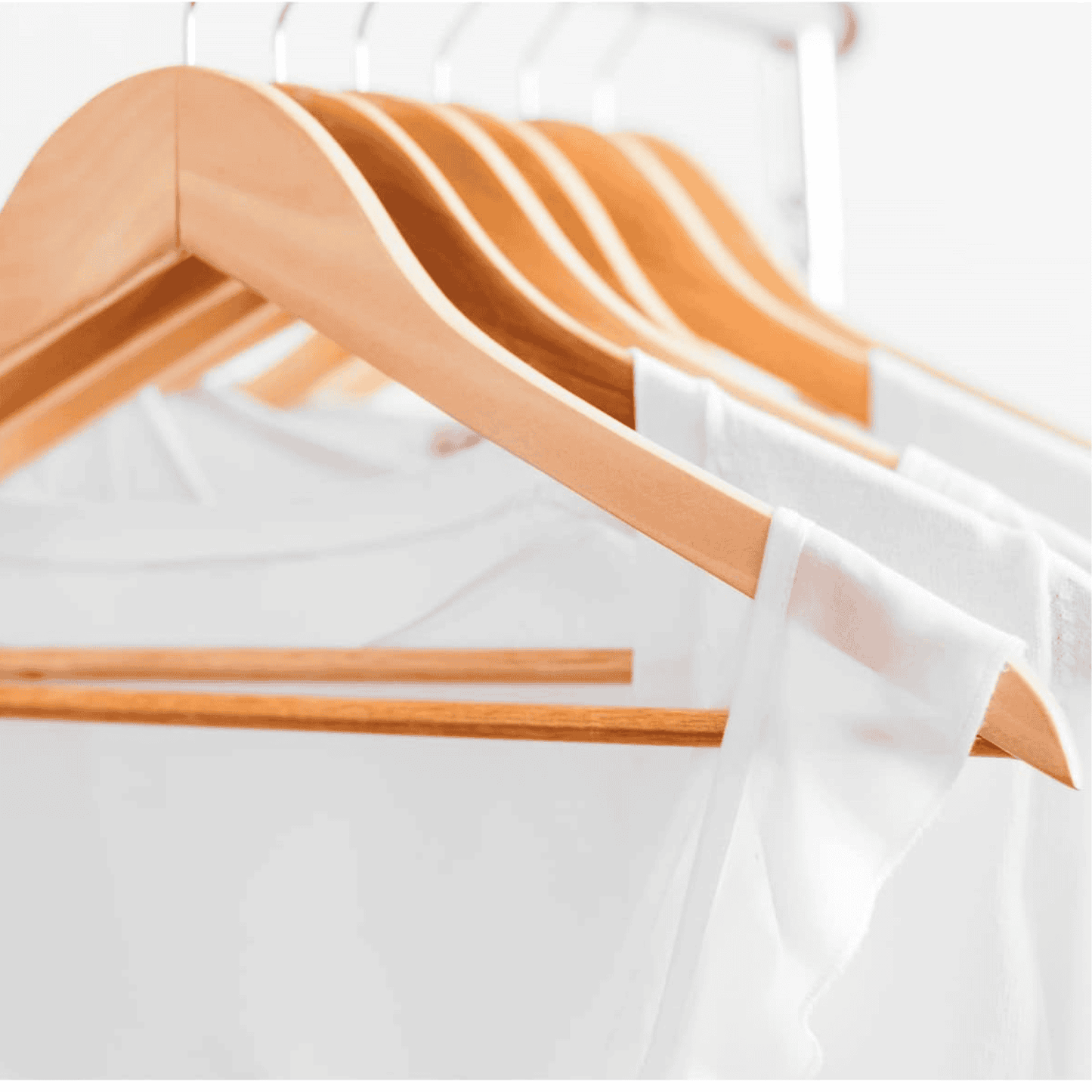 Colgadores De Ropa Madera Para Poleras