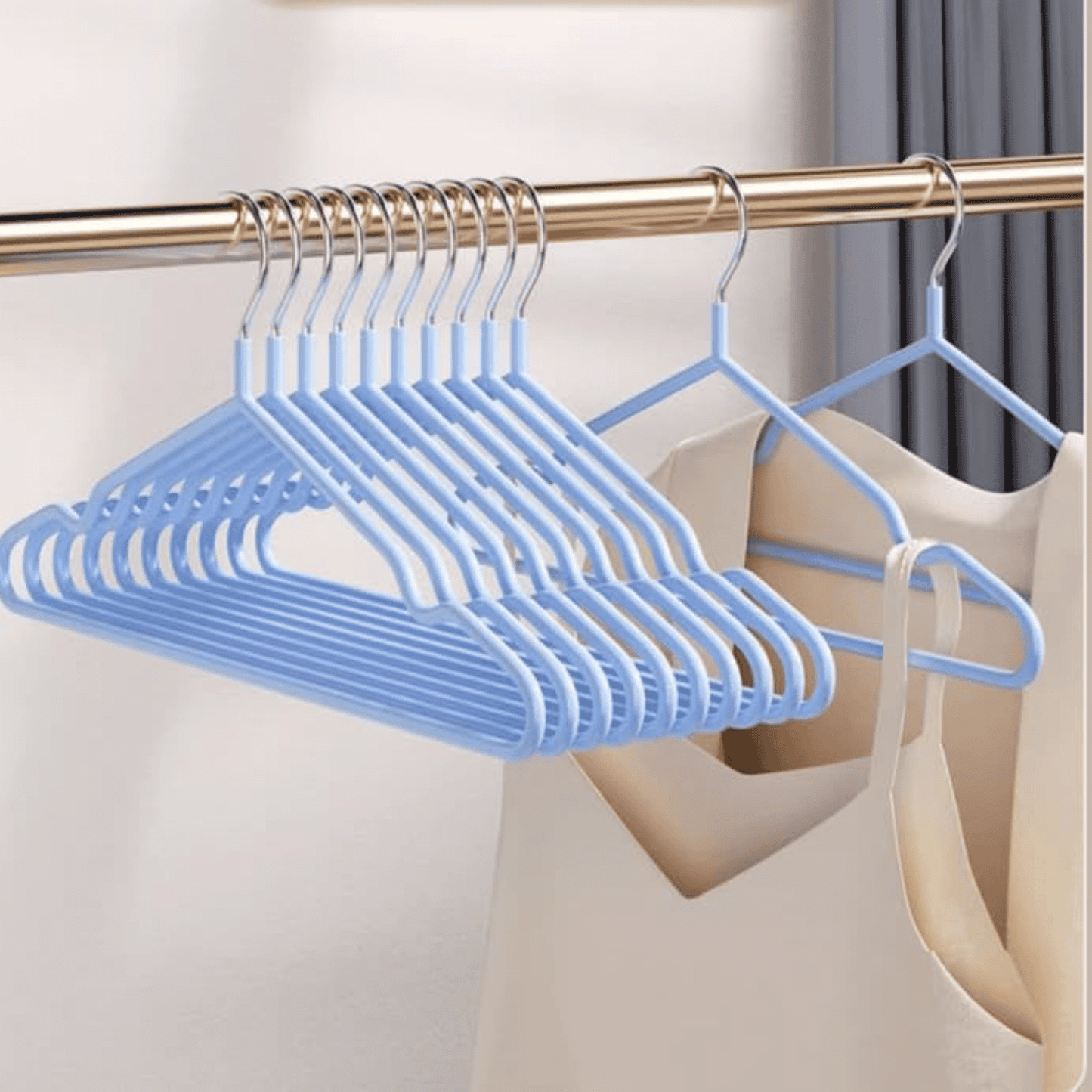 Colgador De Ropa Perchas Forrado En Goma antideslizante