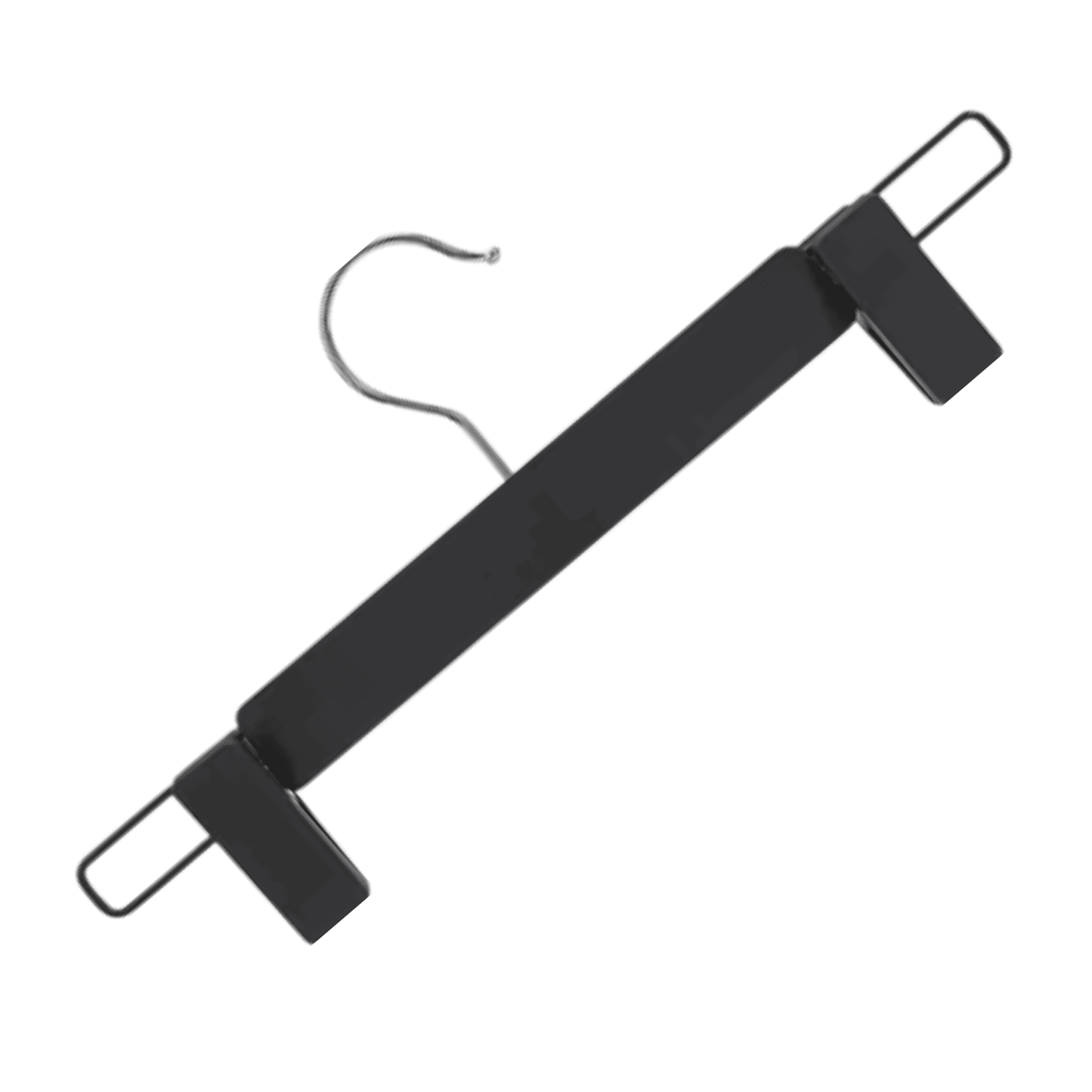 Colgador De ropa Plástico Negro Para Pantalón pinzas