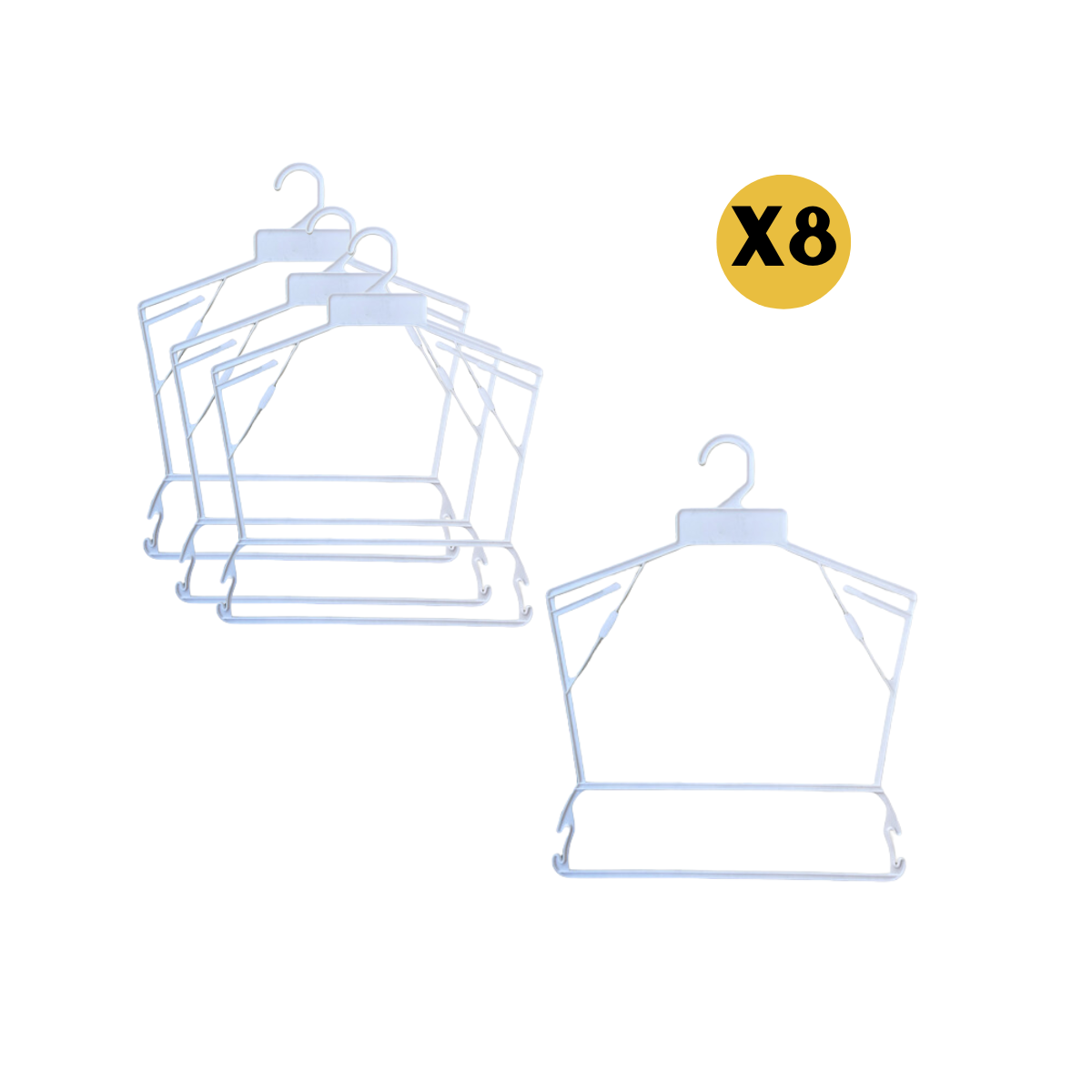 Colgadores Exhibidors Cuadrados Lencería Dama