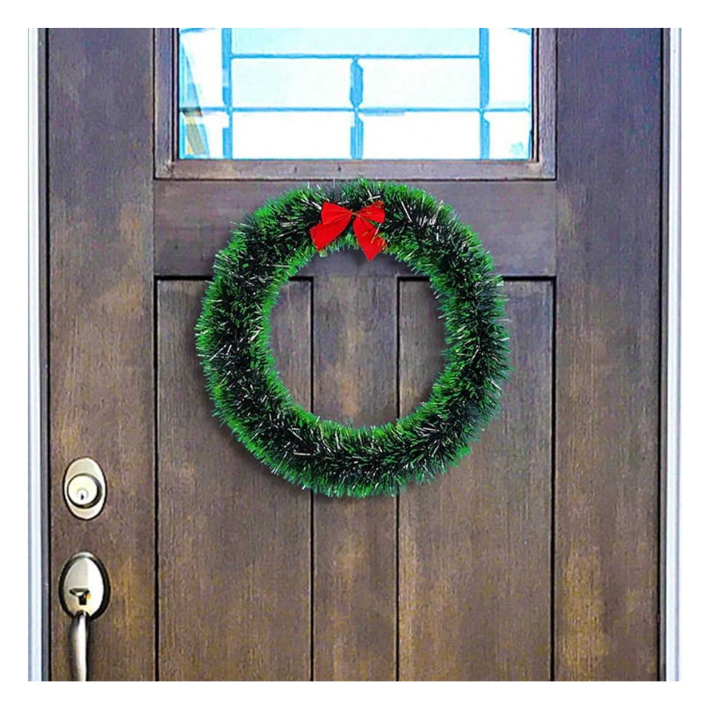 Corona de Navidad Decoración Puertas y Pared
