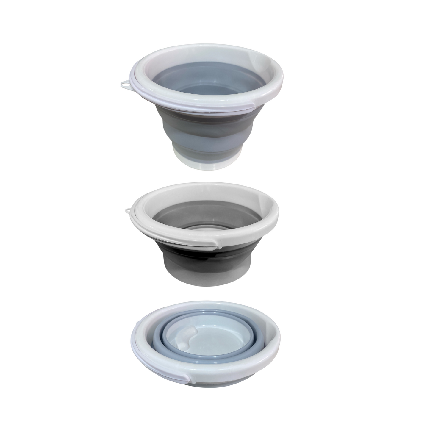 Cubeta Balde Plegable De Silicona Multiuso