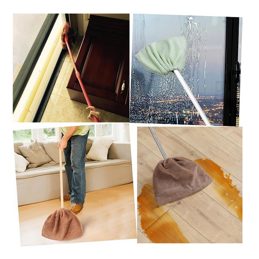 Cubierta de Escoba Microfibra Mopa Recambio 26x12cm