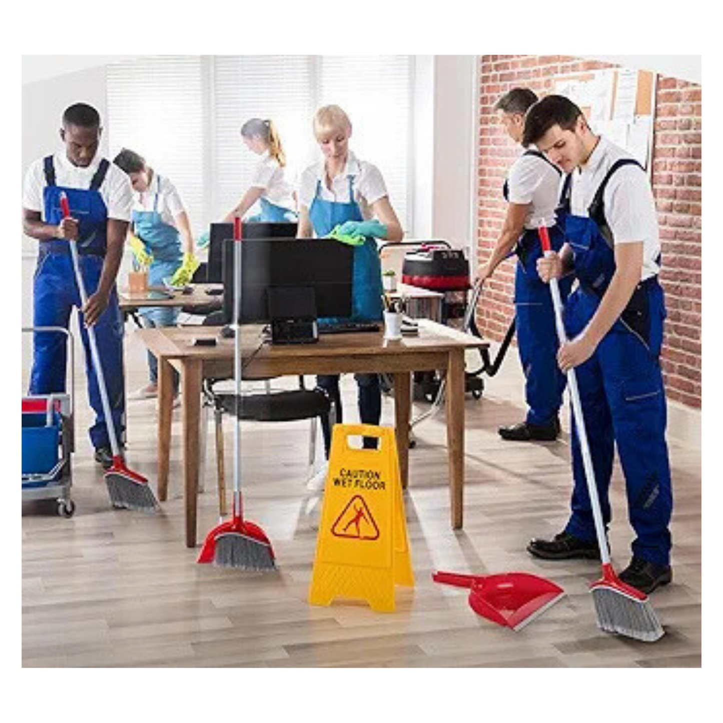 Escoba y Recogedor de Basura