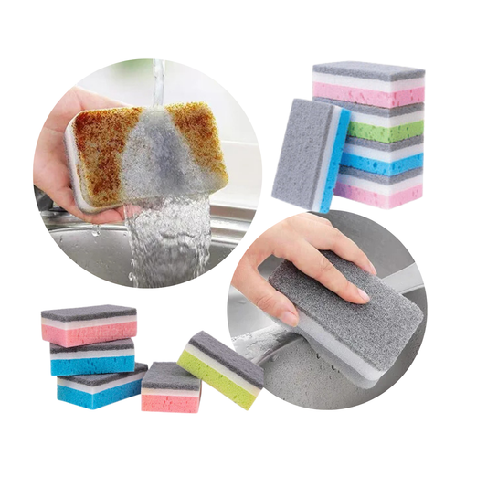 Esponjas de Colores Multiusos para Cocinas y muebles por 5Und
