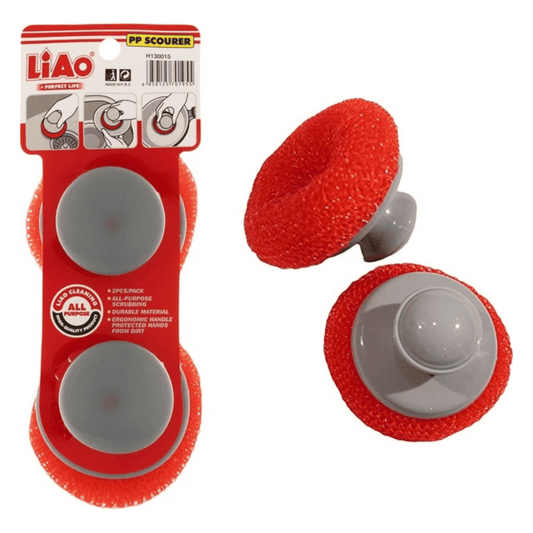 Set 2 Estropajos Esponja con Mango plástico