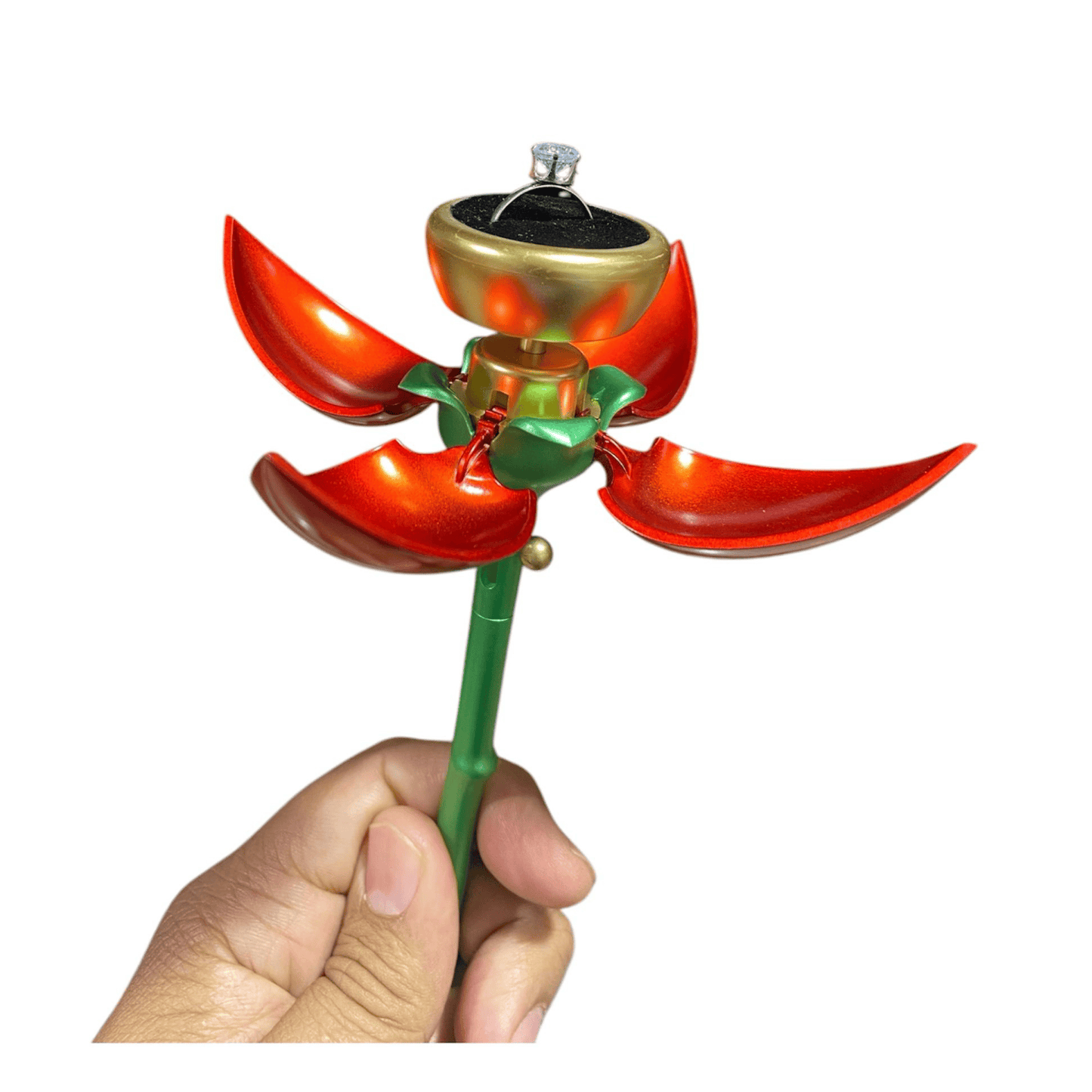 Exhibidor Para Anillos Mostrario Rosa Joyero para regalo