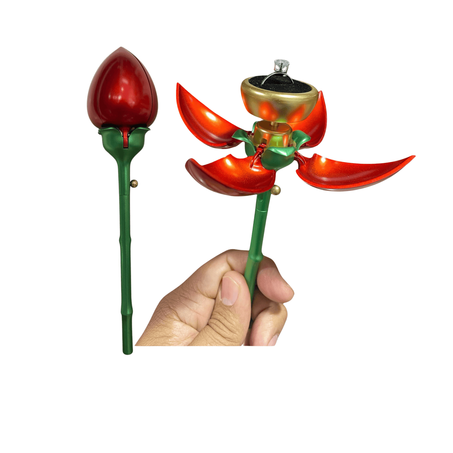 Exhibidor Para Anillos Mostrario Rosa Joyero para regalo