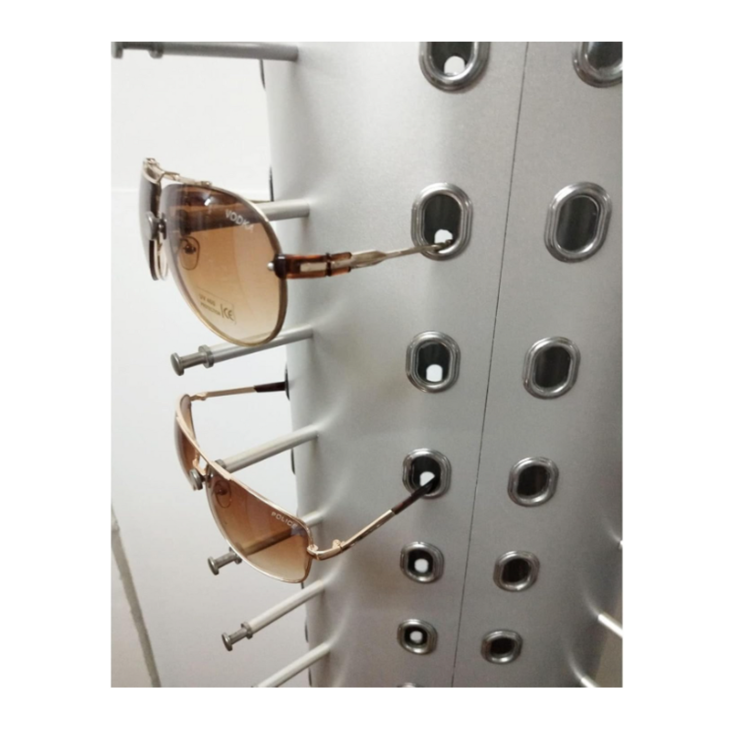Exhibidor organizador Giratorio 360º 84 Lentes Gafas De Sol Con Ruedas