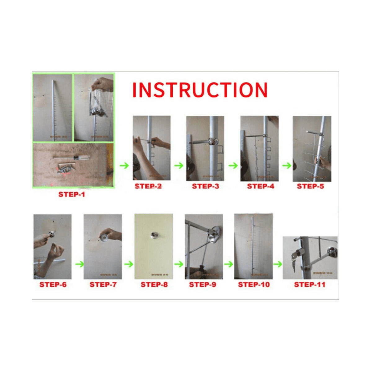 Exhibidor De 14 Lentes Gafas Pared Con llave