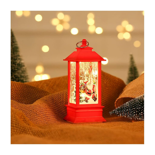 Farol Navideño Decorativo con Luces LED Adornos de Navidad