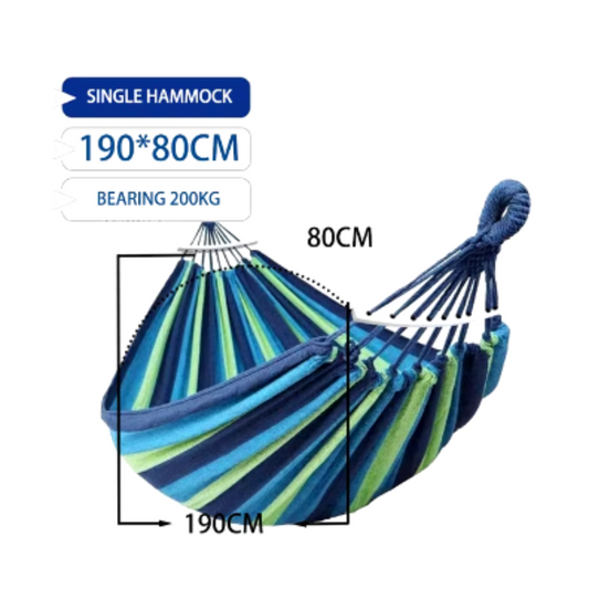 Hamaca columpio algodón colgante 1 plaza