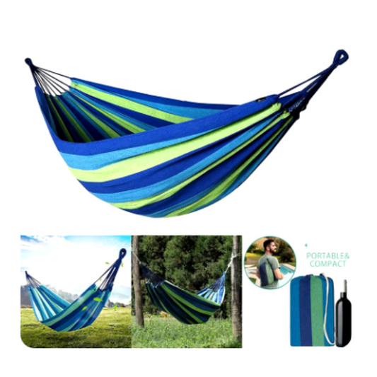 Hamaca columpio algodón colgante 1 plaza