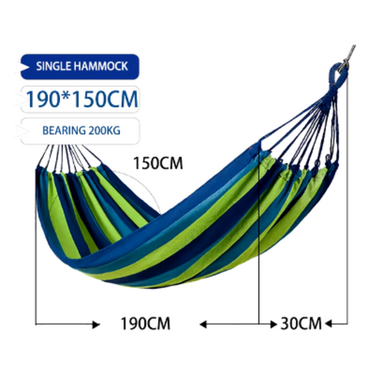 Hamaca algodón columpio 2 plazas colgante