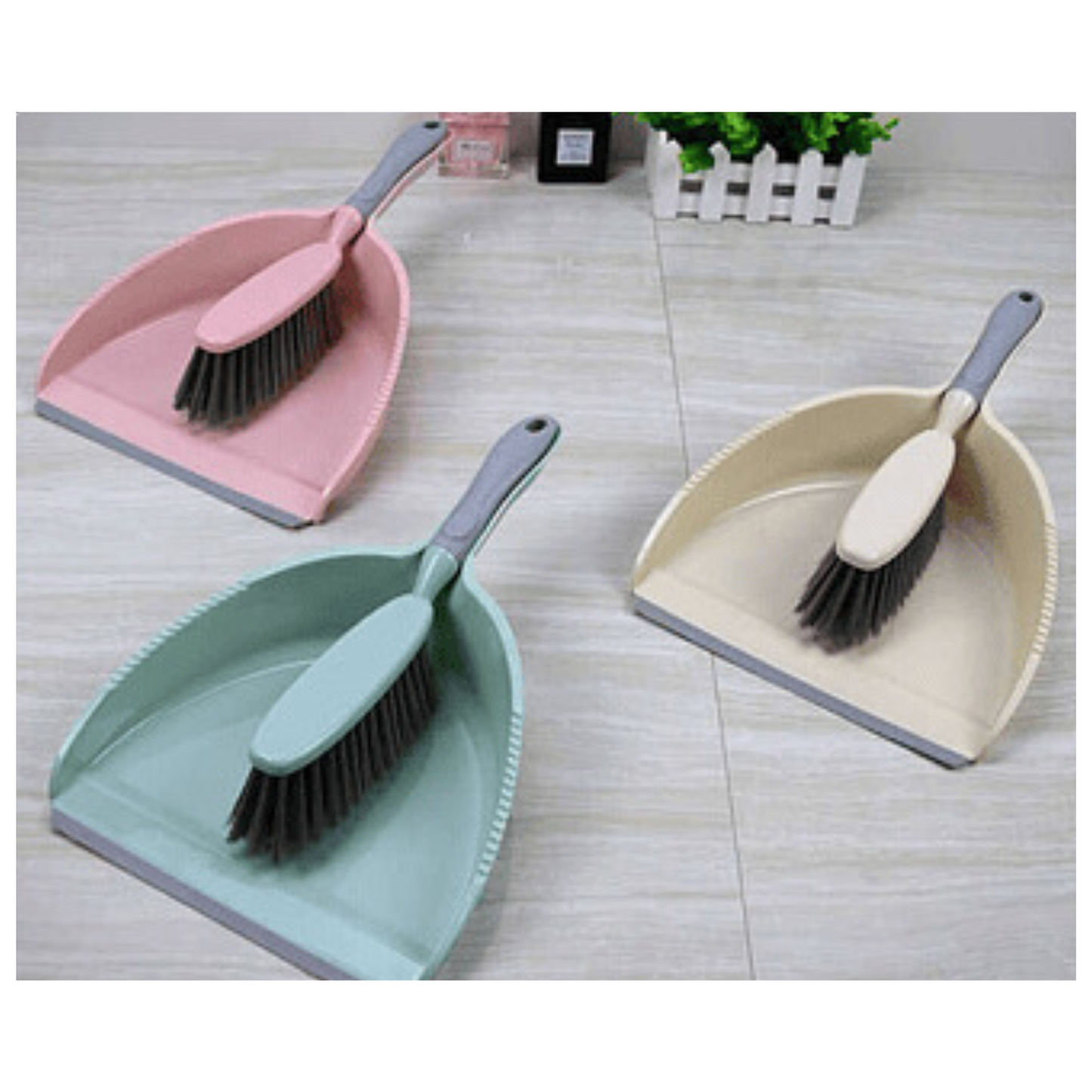 Juego de Mini Escoba con Recogedor Limpieza de Escritorio