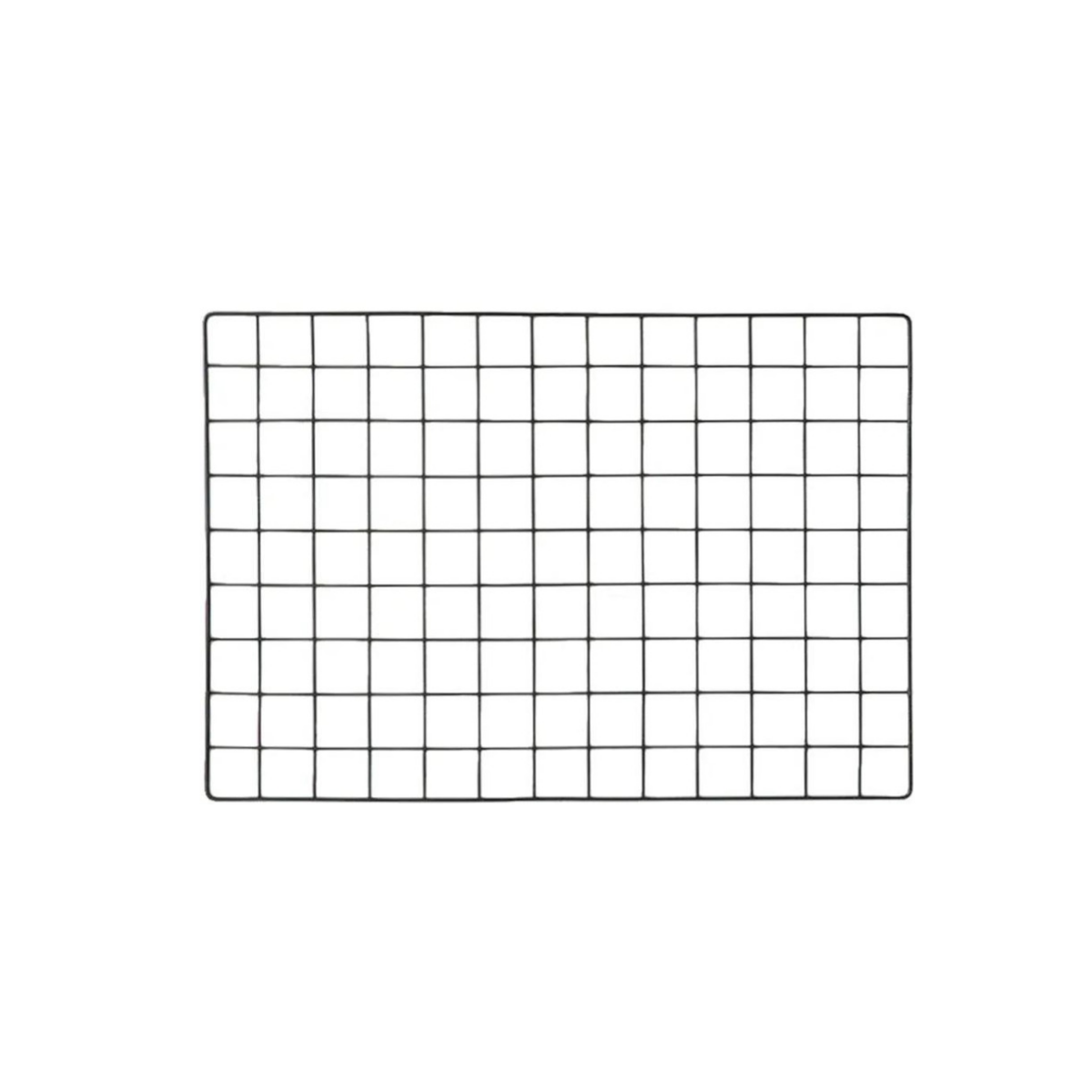 Malla O Rejillla 1mt x 75 cm Para Colgar Ganchos Feria Blanca