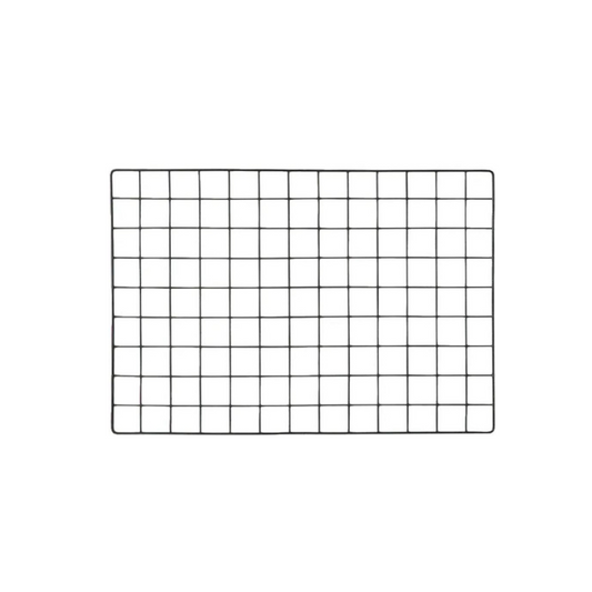 Malla O Rejillla 1mt x 75 cm Para Colgar Ganchos Feria Blanca