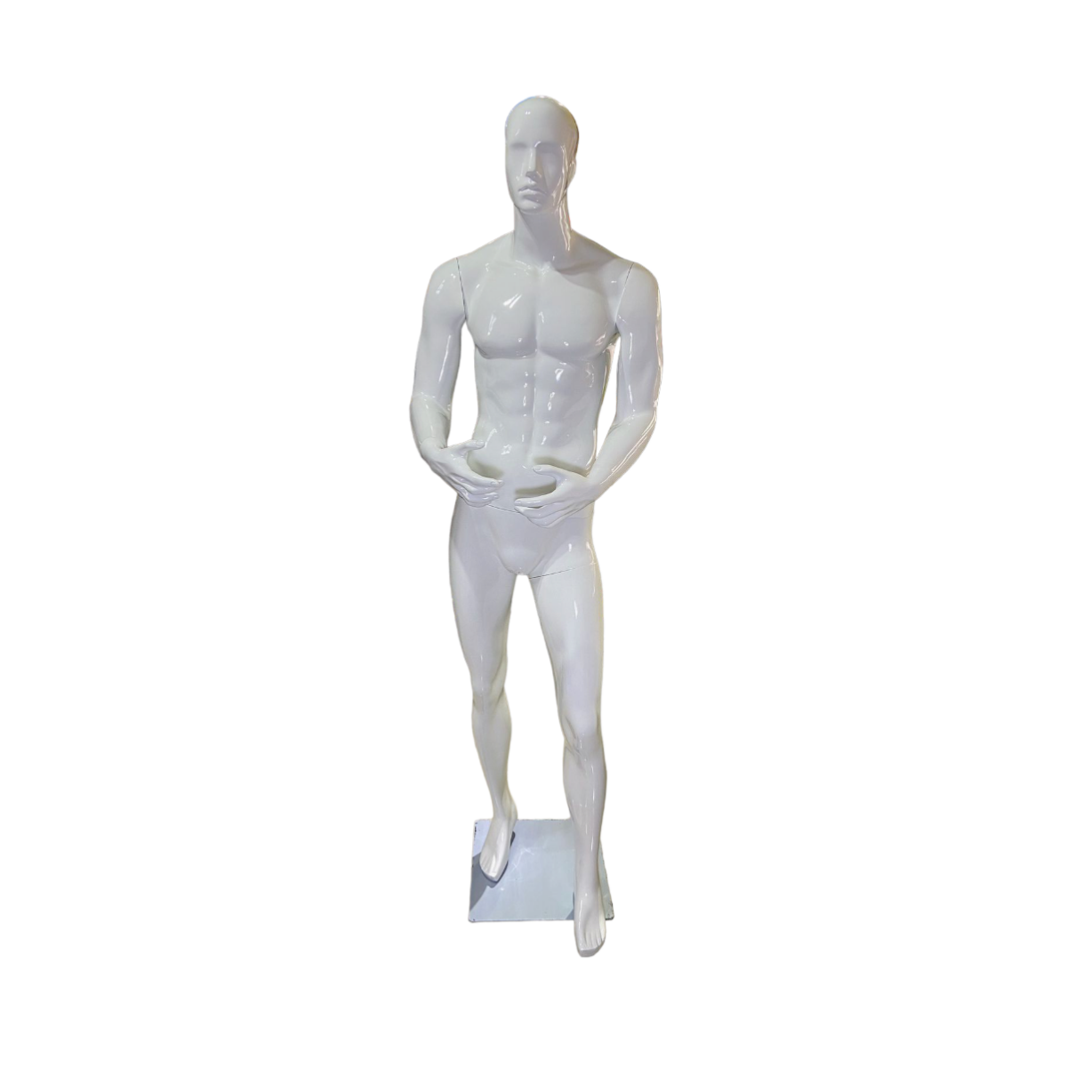 Maniqui Exhibidor Hombre / Caballero Blanco Cuerpo Completo