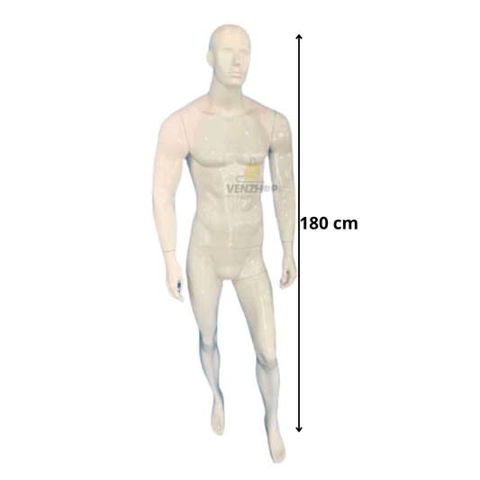 Maniqui Exhibidor Hombre / Caballero Blanco Cuerpo Completo