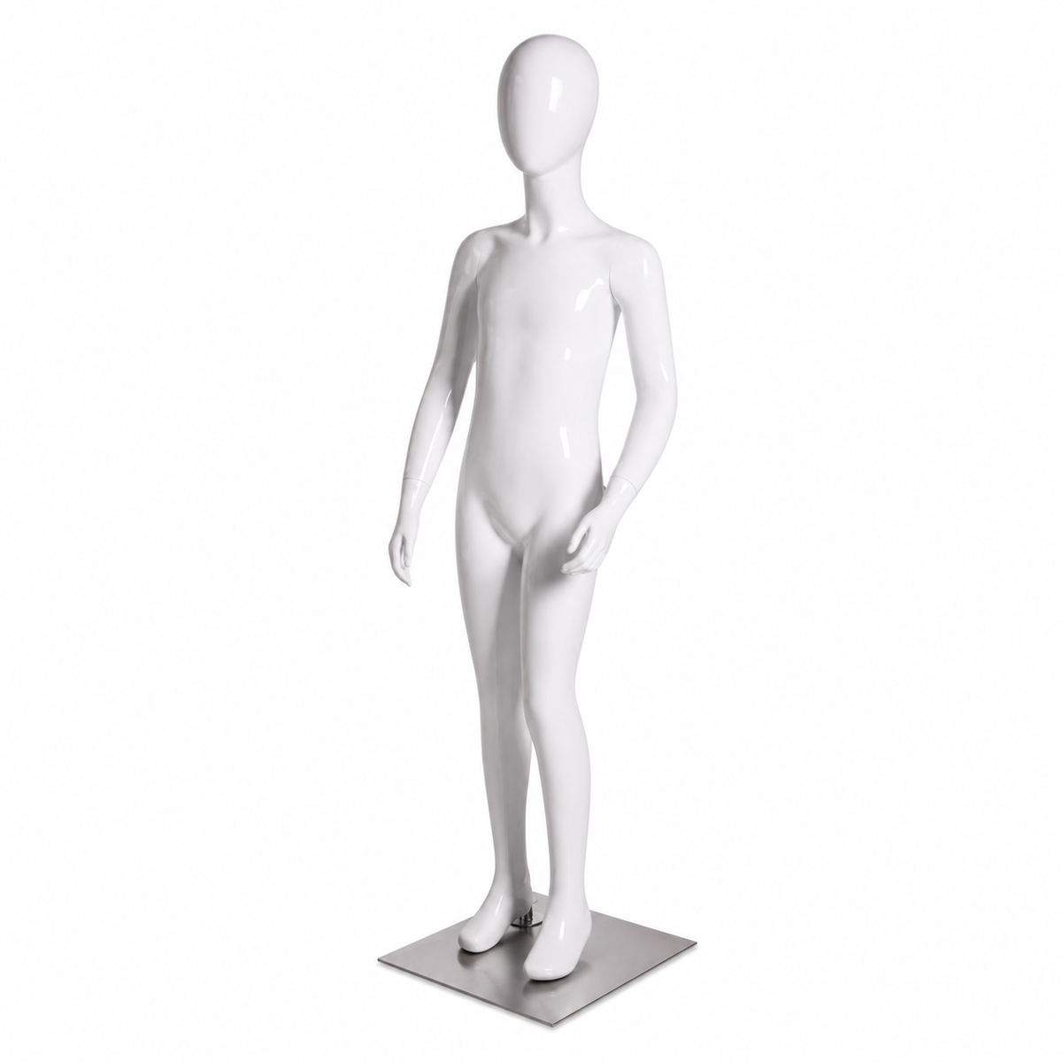 Maniquì blanco niño adolescente cuerpo completo 140 cm