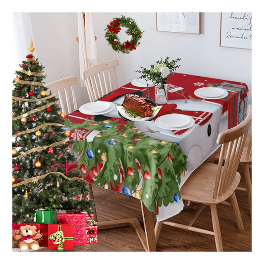 Mantel Navideño Antimanchas 150x220cm Variedad de Diseños