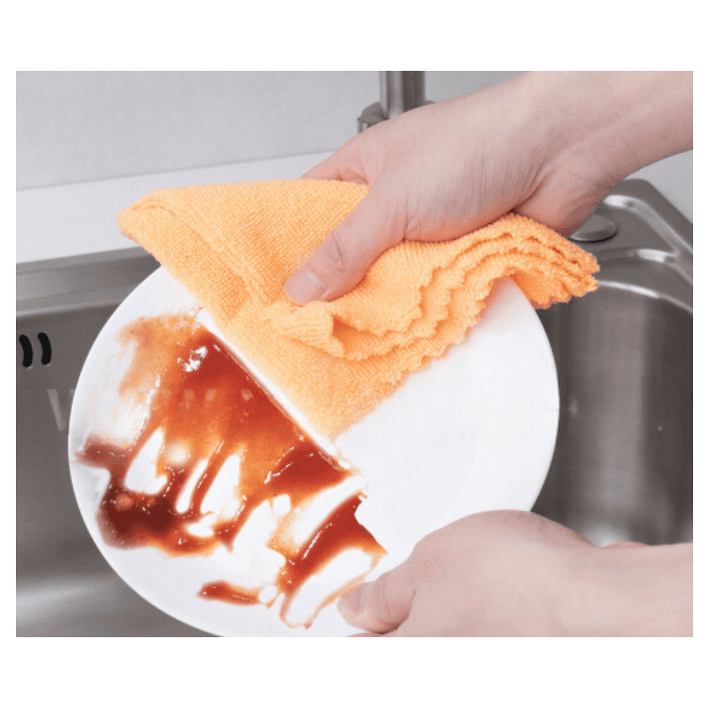 Paños de Limpieza Multiusos de Microfibra 12Piezas