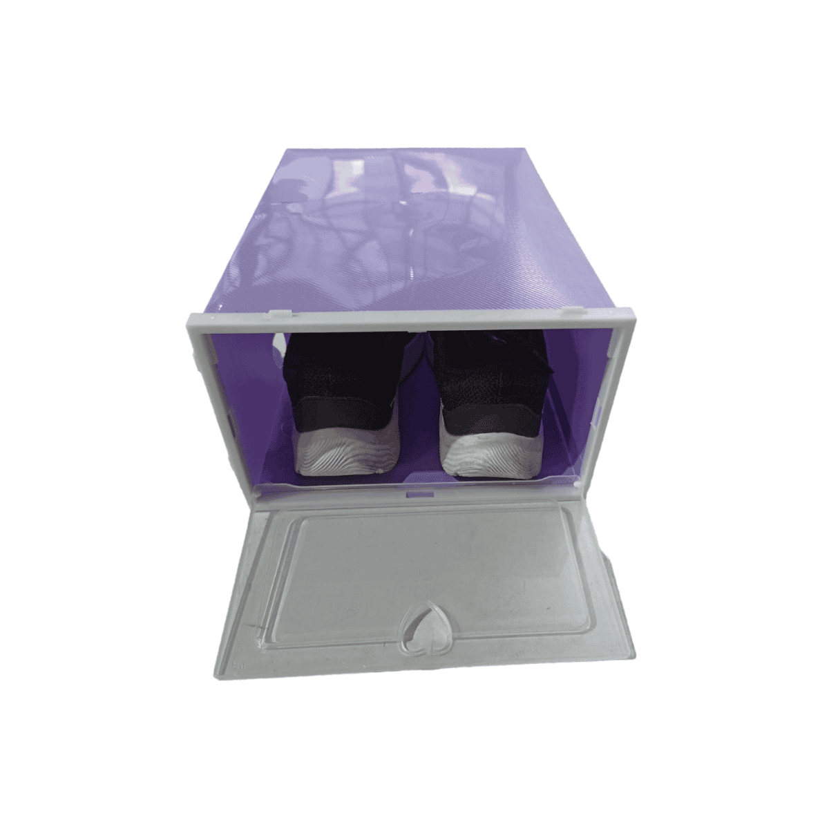 Caja Organizador de Zapatos Apilable de Plástico