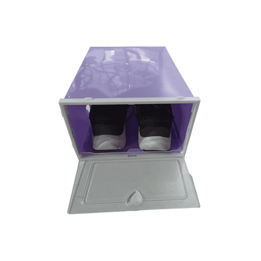 Caja Organizador de Zapatos Apilable de Plástico