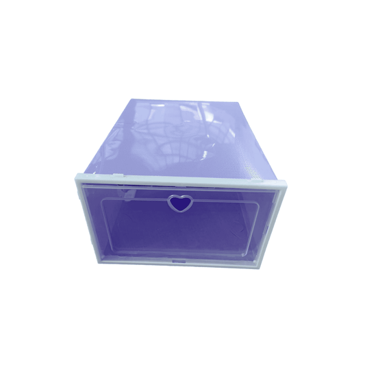 Caja Organizador de Zapatos Apilable de Plástico