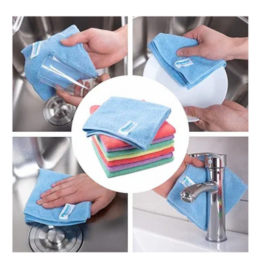 Paños de Microfibra Multiusos para la Limpieza Super Absorbente 2 piezas