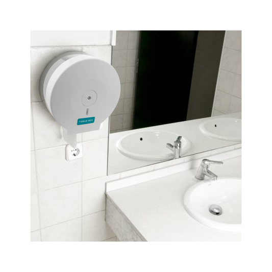 Dispensador de Papel Higiénico Industrial de Plástico