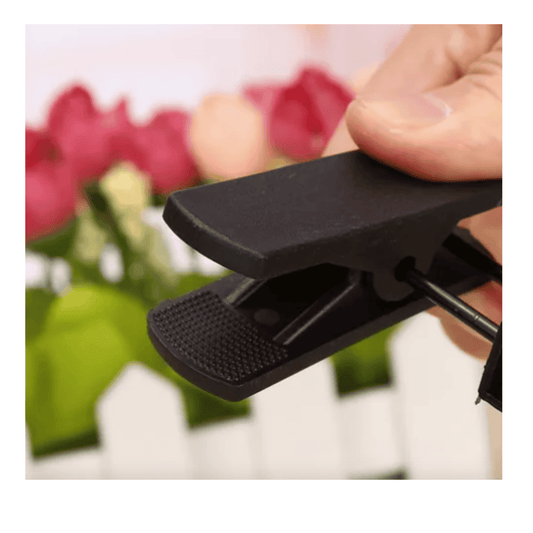 Colgador De ropa Plástico Negro Para Pantalón pinzas