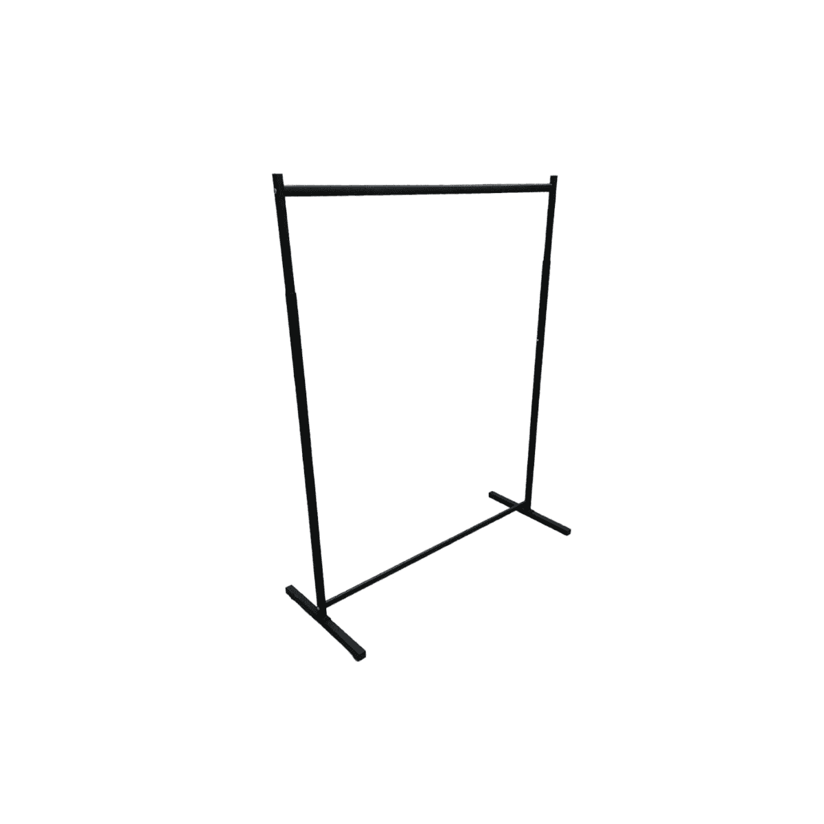 Perchero de ropa exhibidor cuadrado Ajustable Metal negro TZ-090