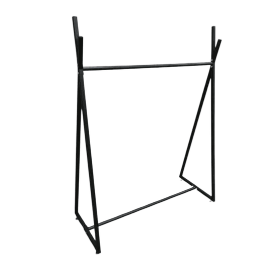 Perchero para colgar ropa negro de metal