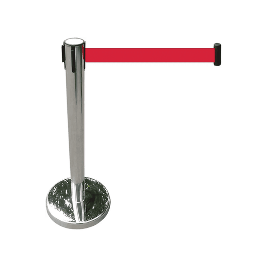 Poste Separador de Filas/ Público de Acero Inoxidable (2 unds)