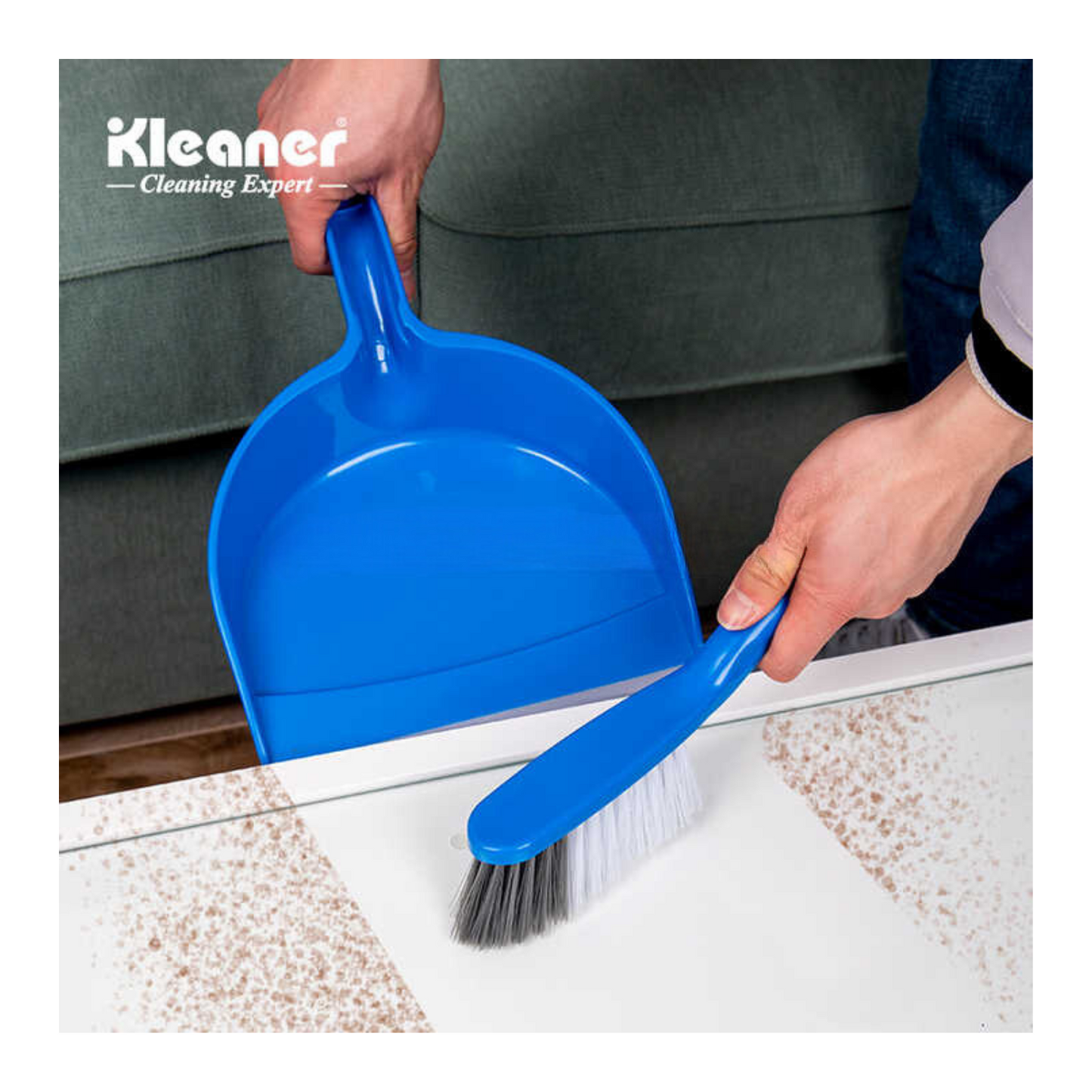 Juego de Escoba y recogedor de Mano Pequeños 32.5x22.1cm