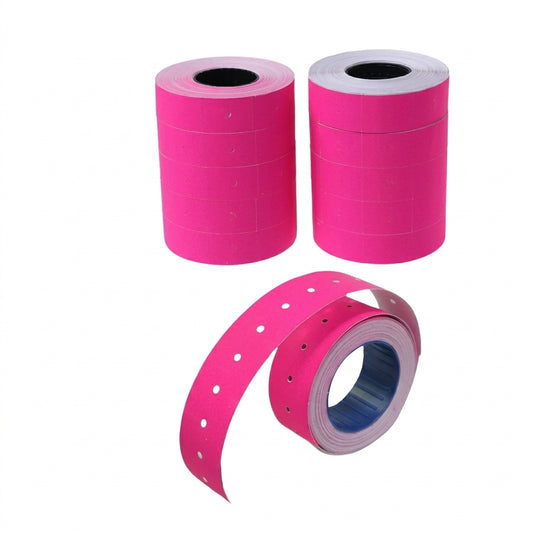 Rollos de Etiquetas para Precios Rosadas | Pack 10