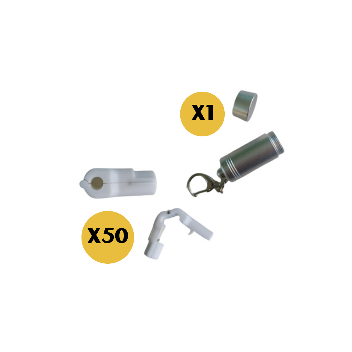 Sensor De Seguridad Para Gancho 50 Unid + 1 Imán O Llave Venzhop