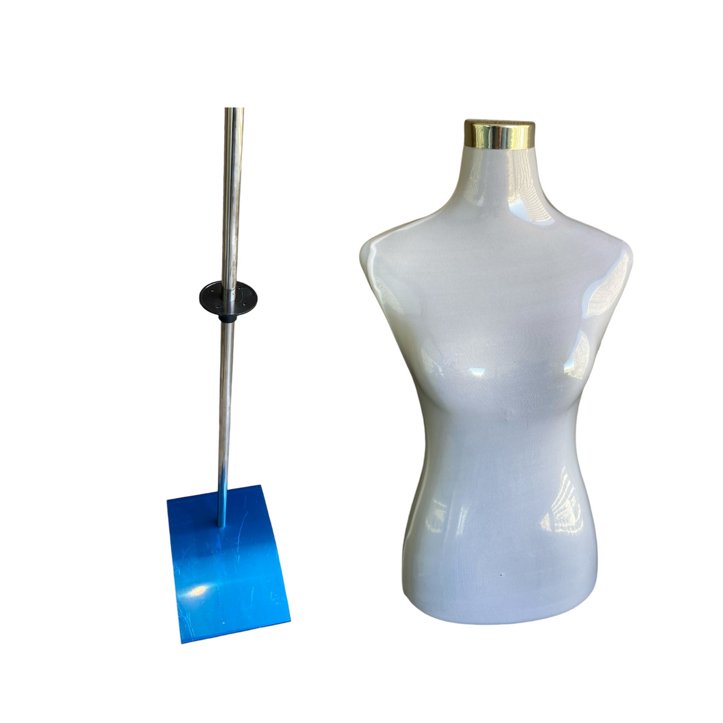 Torso maniquí Dama exhibidor Busto Para ropa con Pedestal