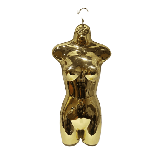 Torso colgador Dorado Plastico Dama Con gancho