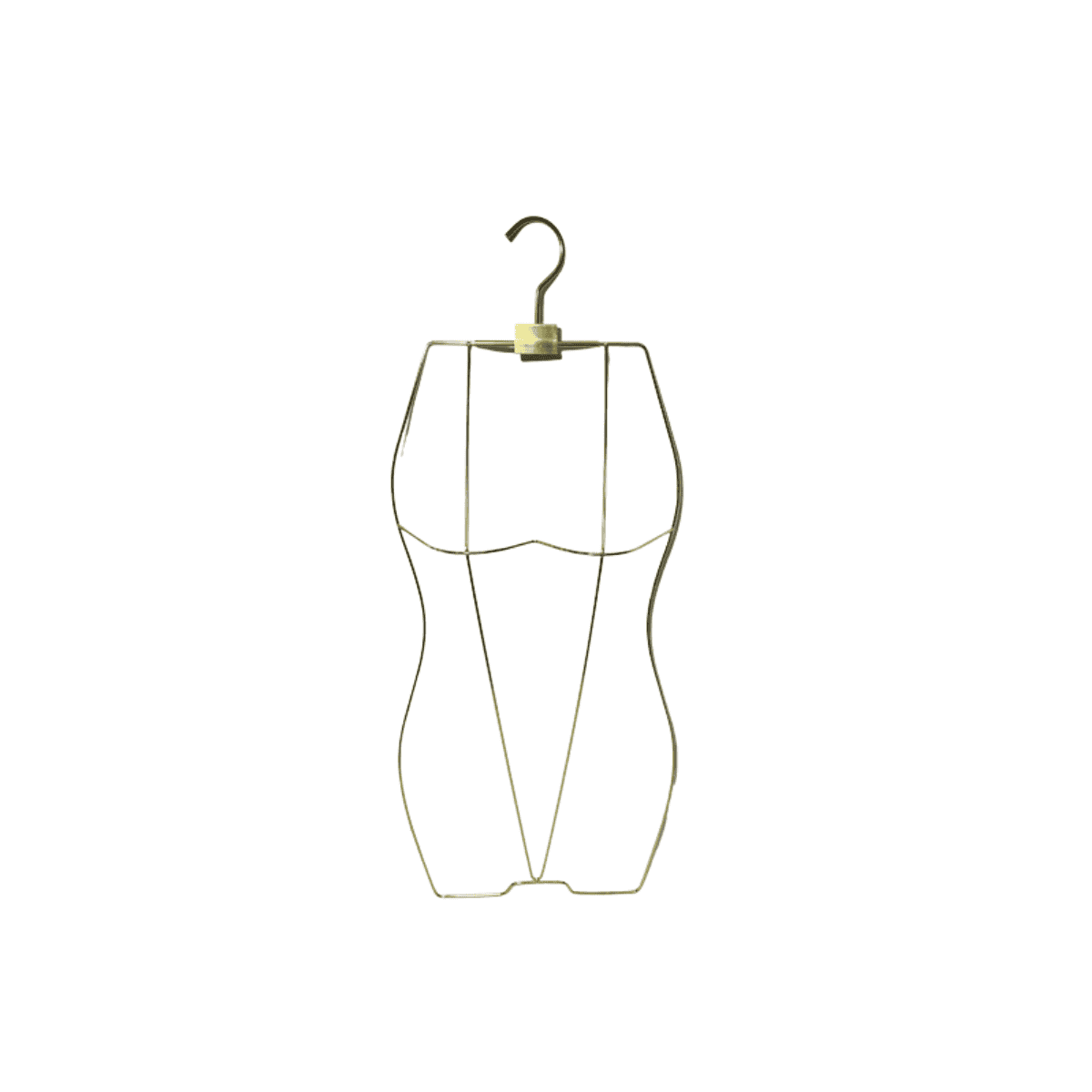 Torso Colgador de Lencería y Trajes de Baño - Metal Dorado