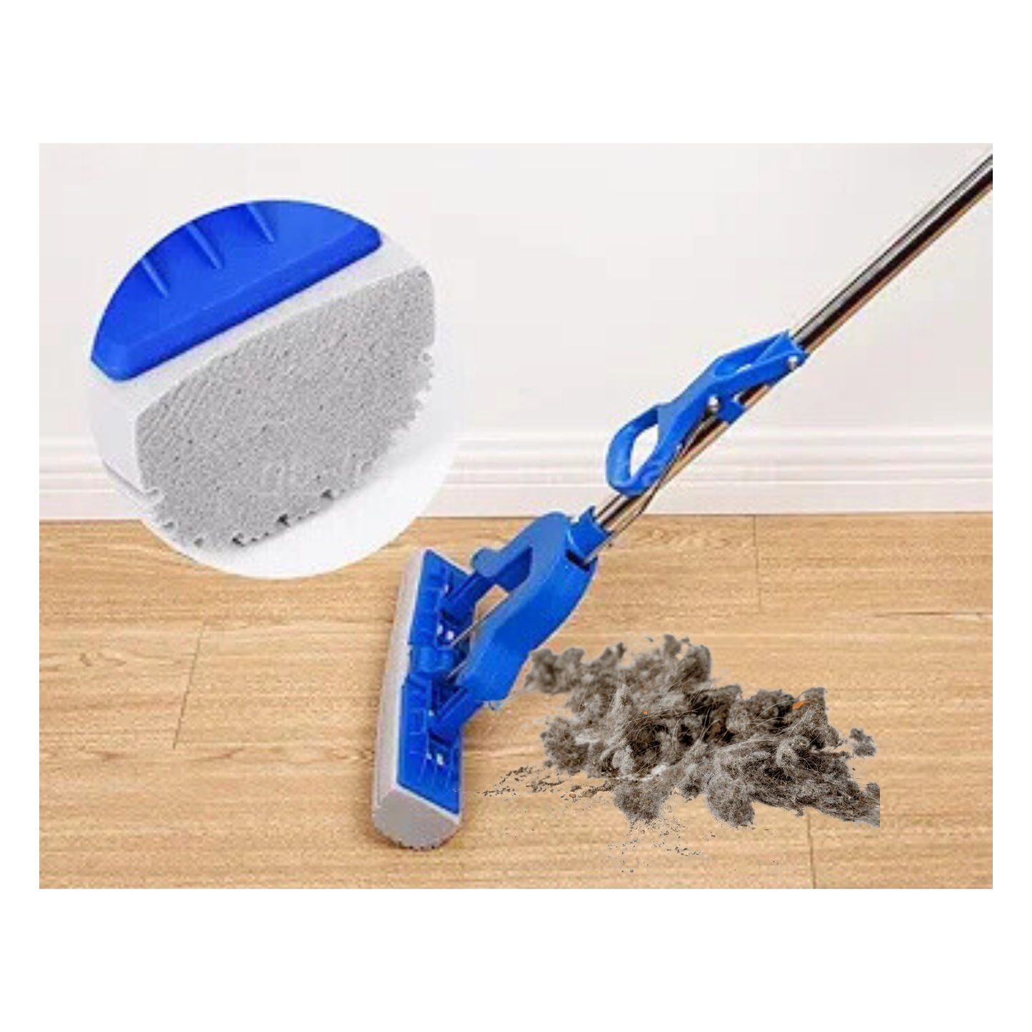 Trapero Extendible Mopa Limpiador Exprimir Escurridor Automático