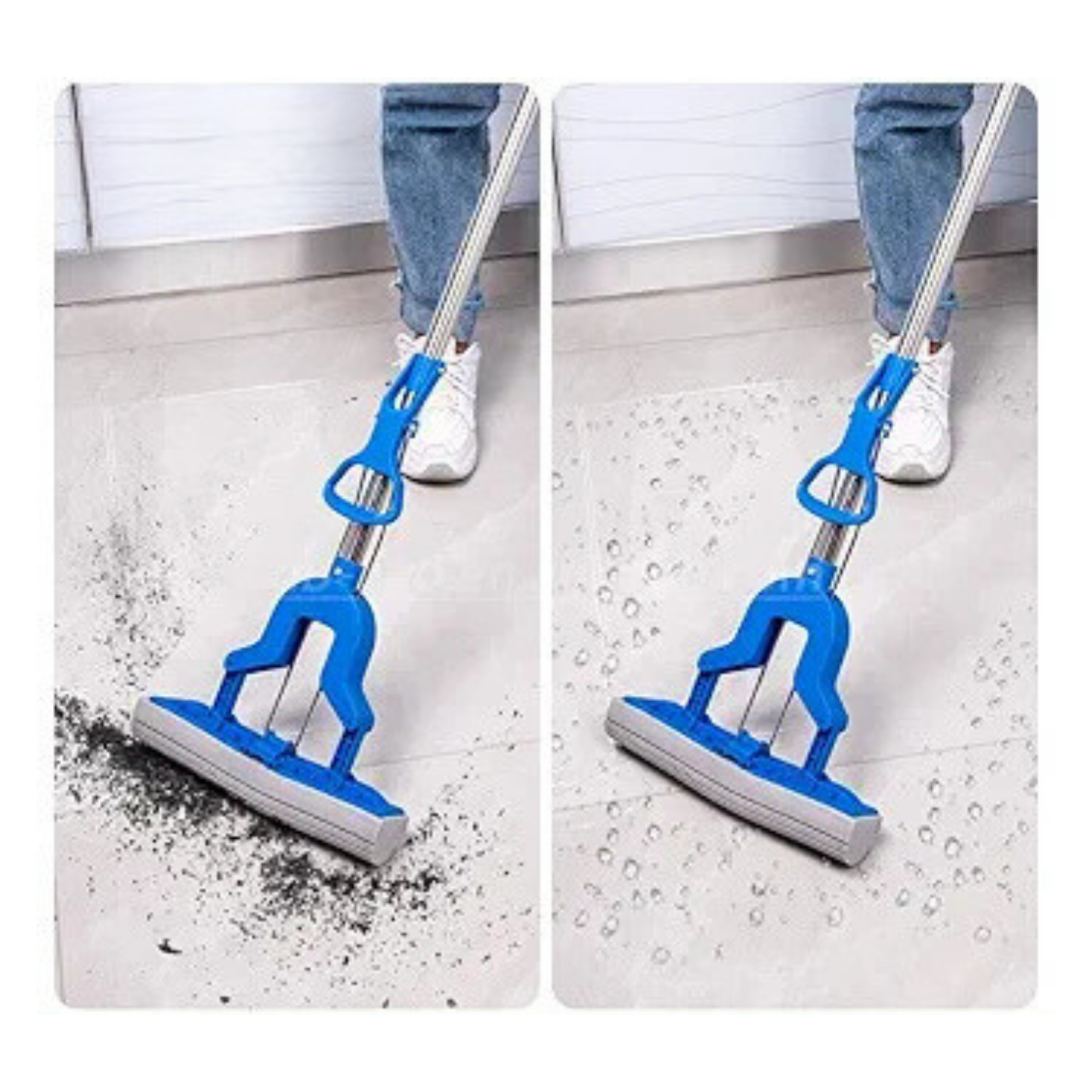 Trapero Extendible Mopa Limpiador Exprimir Escurridor Automático