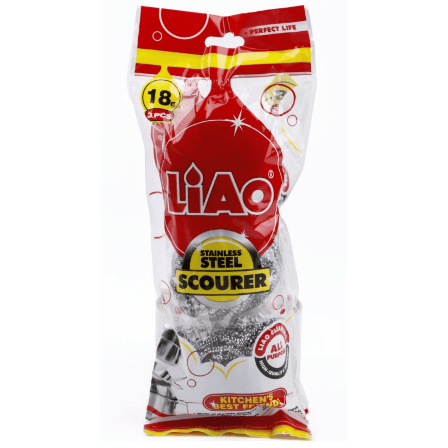 Virutilla de Acero Esponja Limpieza de Cocina 3Unidades