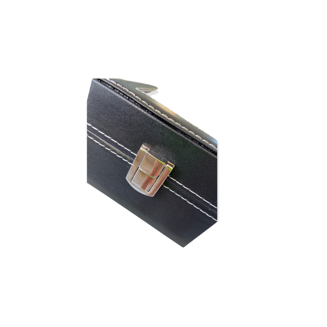 Caja Organizadora Estuche De 1 Reloj Ecocuero