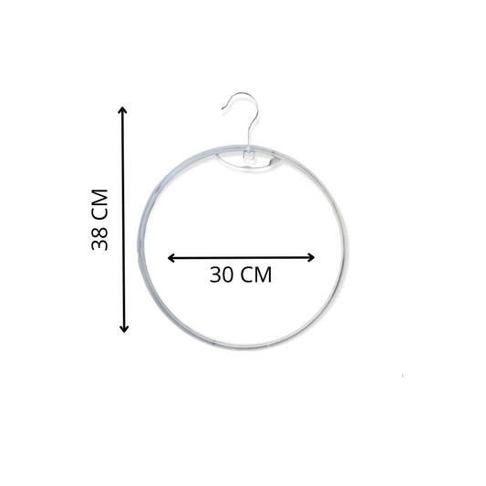 Colgador de ropa Redondo De Lencería Plástico con gancho