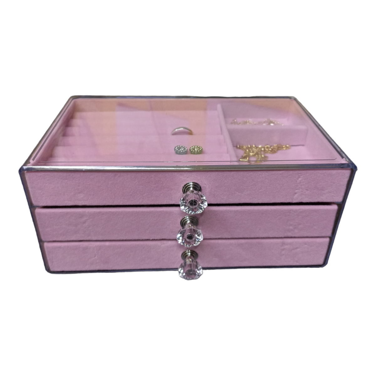 Joyero caja organizador joyas Portatil 3 niveles