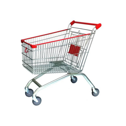 Carro Supermercado Metal Con Ruedas