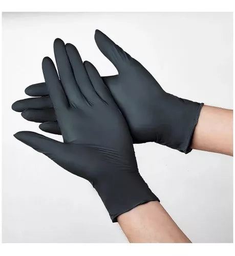 Guantes Goma de Nitrilo Sin Polvo 50 unidades Talla L