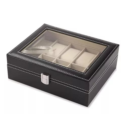 Caja Organizadora Exhibidor para 10 Relojes O Pulseras